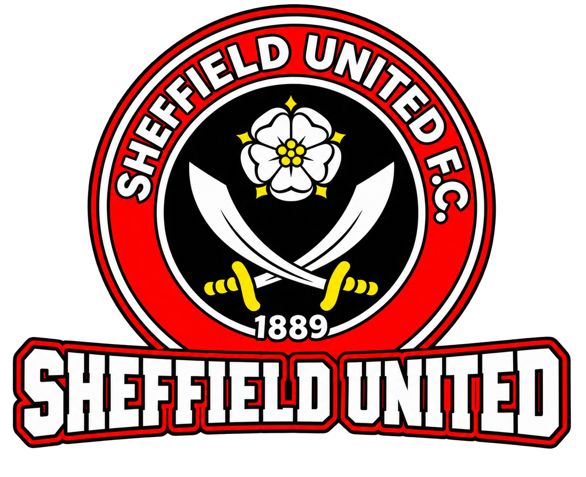 Custom 3D printed Sheffield United lightbox by TJM Creative Design