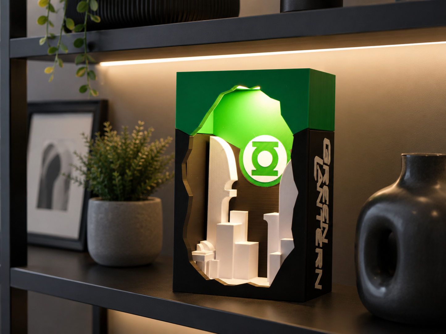 Green Lantern Lightbox - Broken Brick Design