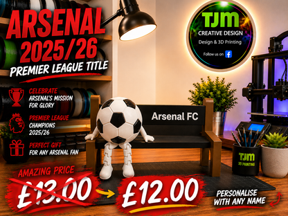 Arsenal - Custom Football Bench (Special Edition)