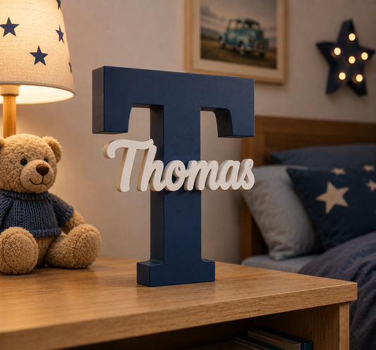 Personalized Initial & Name Sign