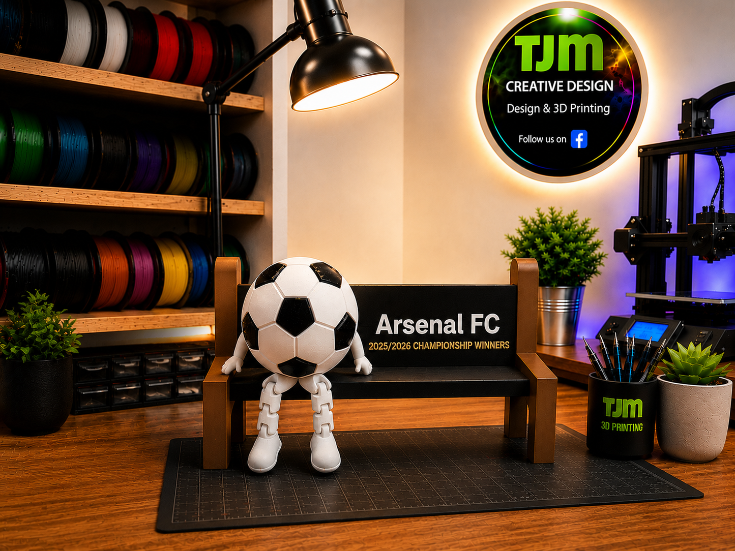 Arsenal - Custom Football Bench (Special Edition)