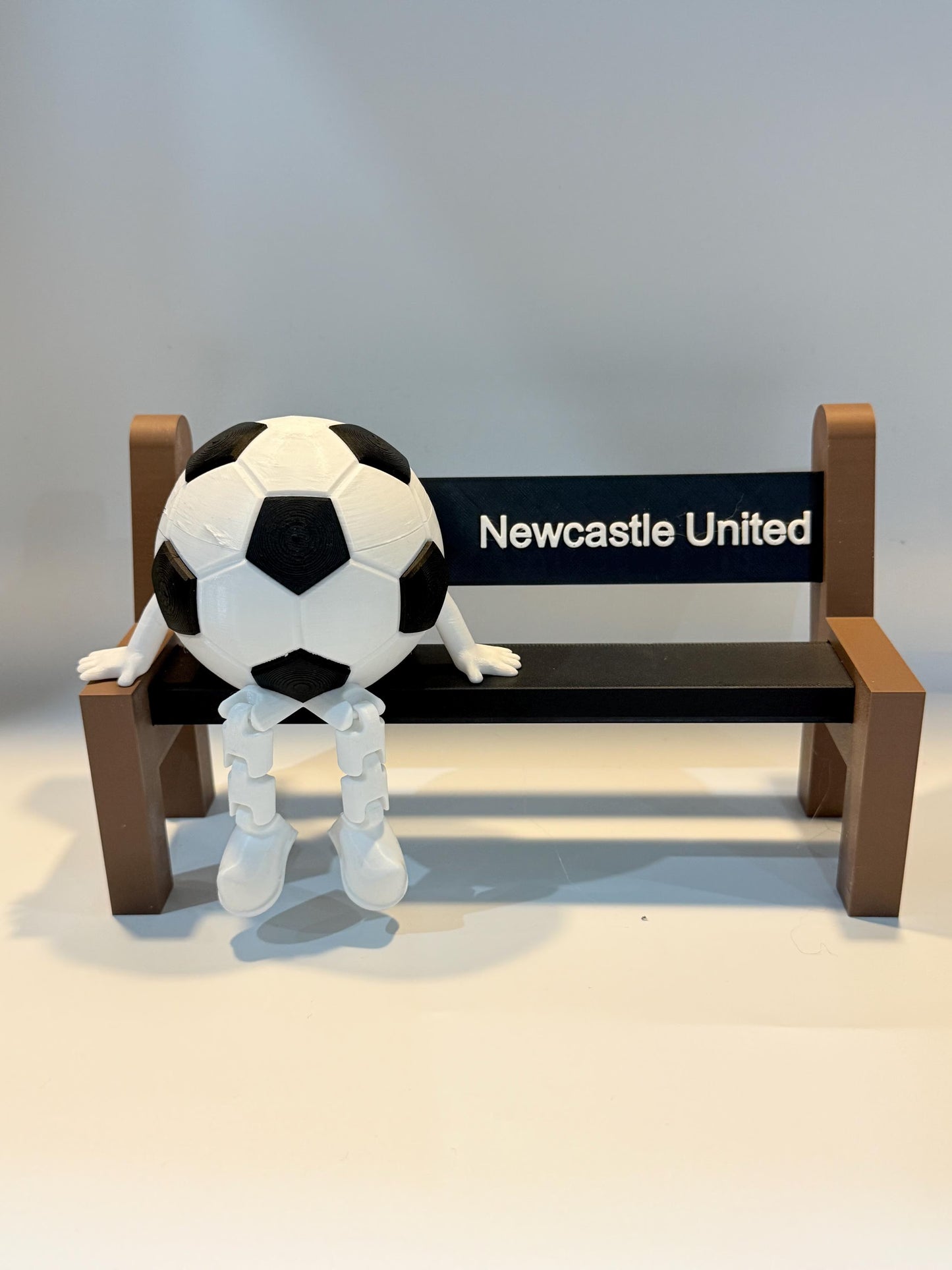 3D Printed Football Bench & Football – Personalised Football Gift