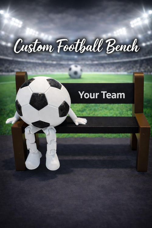Personalised football bench