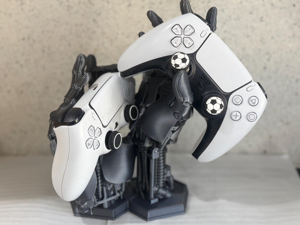 Robotic dual controller stand