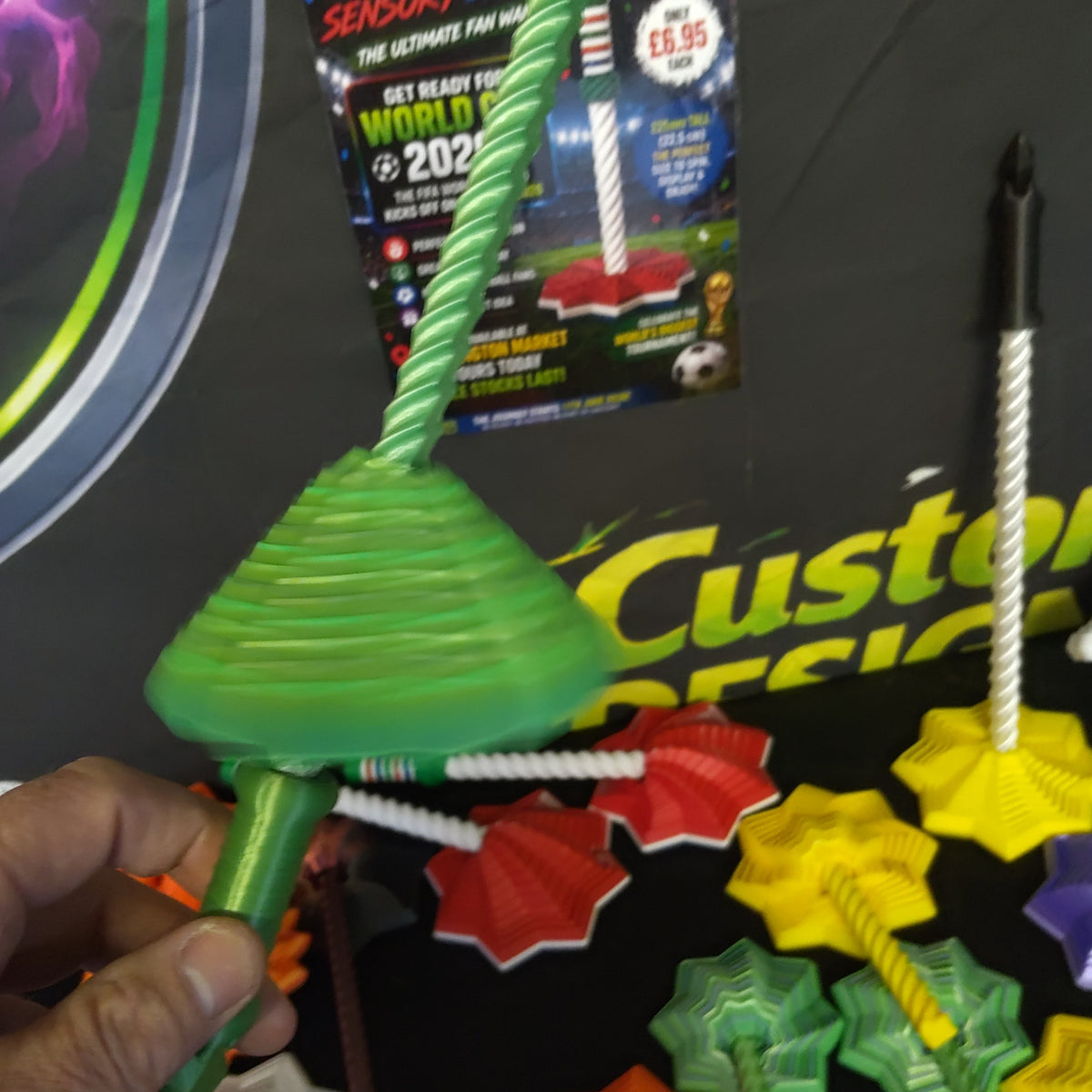 Sensory spinner wand